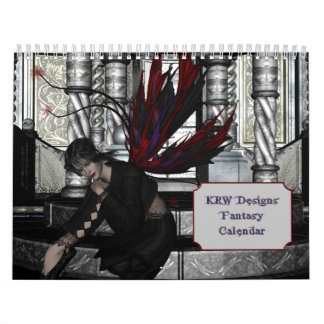 Calendário 2012 da arte da fantasia do KRW