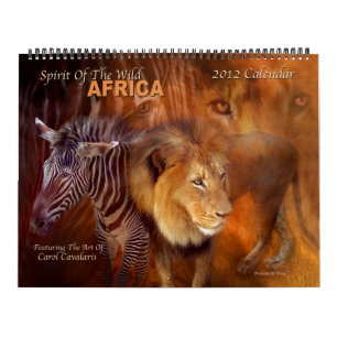 Calendário 2012 da arte de África