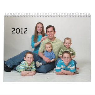 Calendário 2012 da família de Bradd