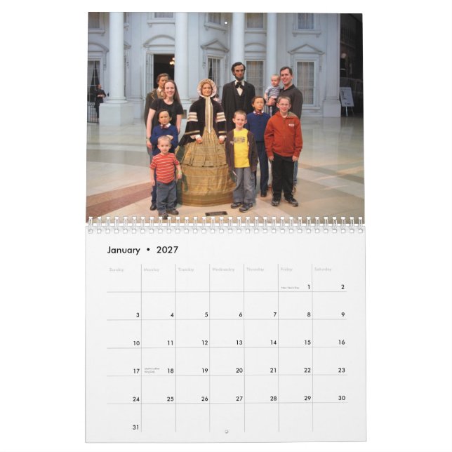 Calendário 2012 da família de Breeden (Jan 2027)