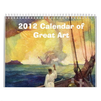 Calendário 2012 da grande arte