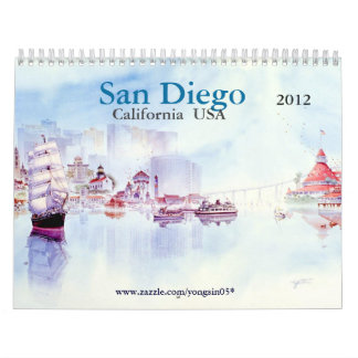 CALENDÁRIO 2012 DE SAN DIEGO