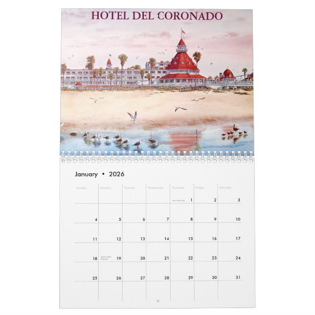 CALENDÁRIO 2012 DE SAN DIEGO (Jan 2026)