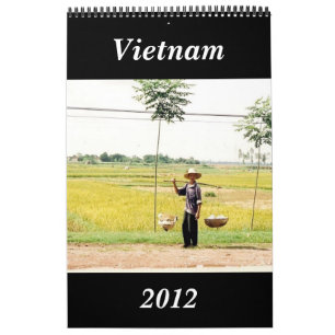 calendário 2012 de Vietnam