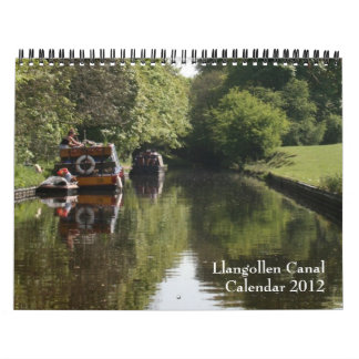 Calendário 2012 do canal de Llangollen