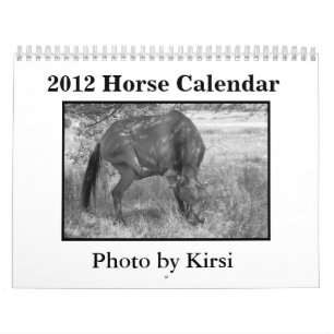 Calendário 2012 do cavalo