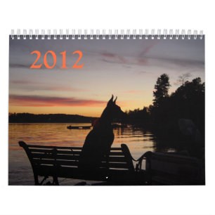 Calendário 2012 do Doberman