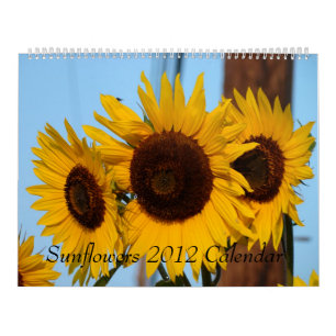 Calendário 2012 do girassol