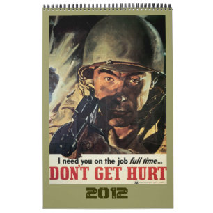 Calendário 2012 do poster da guerra mundial do