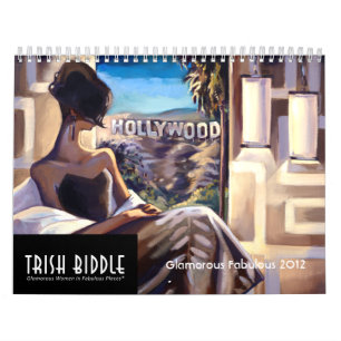 Calendário 2012 fabuloso glamoroso de Trish Biddl