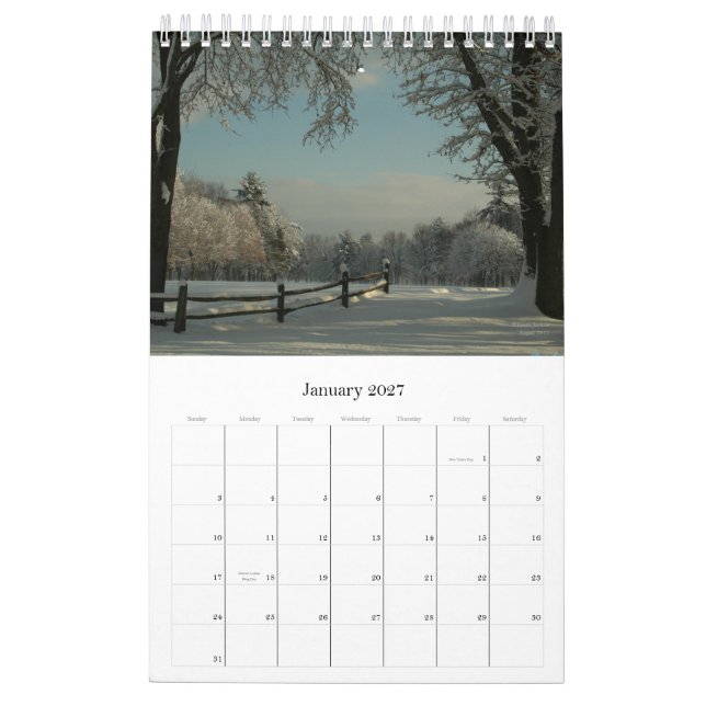 Calendário 2012. Favoritos americanos! (Jan 2027)