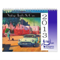 Calendário 2013 COLECCIONÁVEL! Caminhões e carros