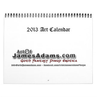 calendário 2013 da arte