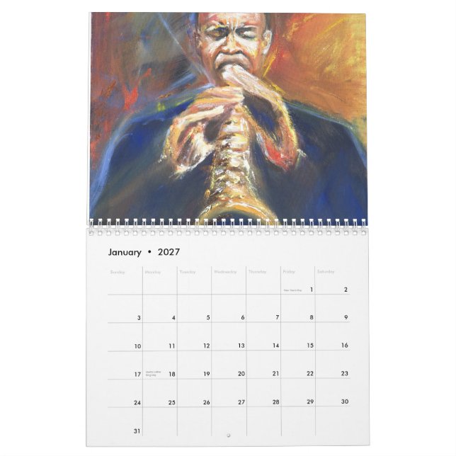 Calendário 2013 da arte de Chez Rhonel (Jan 2027)