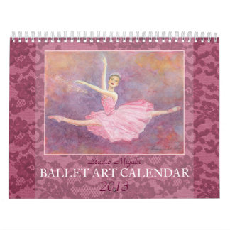 Calendário 2013 da arte do balé