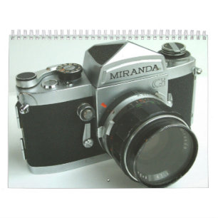 Calendário 2013 da câmera de Miranda G 35mm SLR
