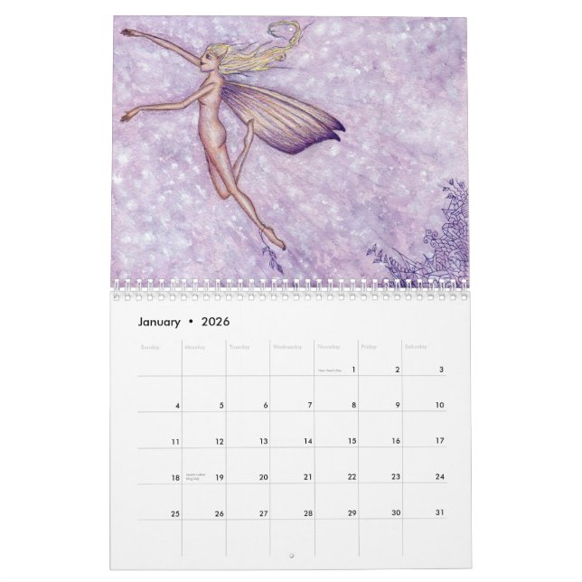 Calendário 2013 da fantasia do cozinheiro de Julia (Jan 2026)