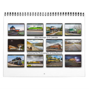 Calendário 2013 da herança de Greg Booher NS