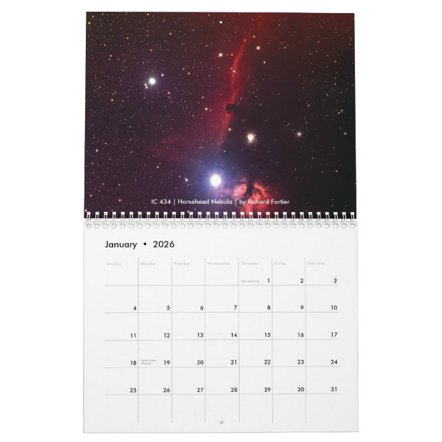 Calendário 2013 da sociedade da astronomia de (Jan 2026)