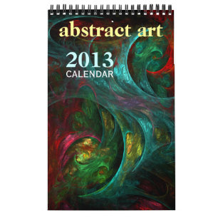 Calendário 2013 das belas artes da arte abstracta