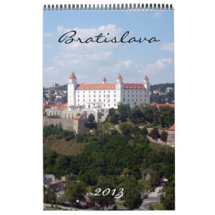 calendário 2013 de Bratislava