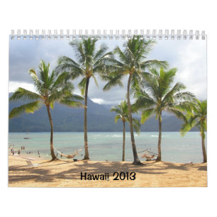 Calendário 2013 de Havaí