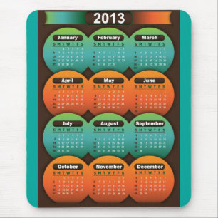 Calendário 2013 de Mousepad