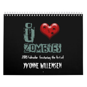 calendário 2013 do zombi