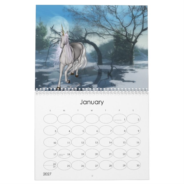 Calendário 2013 fantasia eqüinos (Jan 2027)