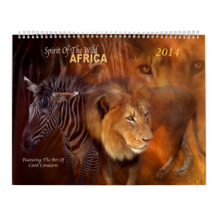 Calendário 2014 da arte de África