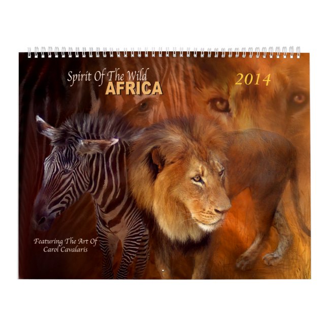 Calendário 2014 da arte de África (Capa)