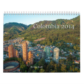 Calendário 2014 de Colômbia