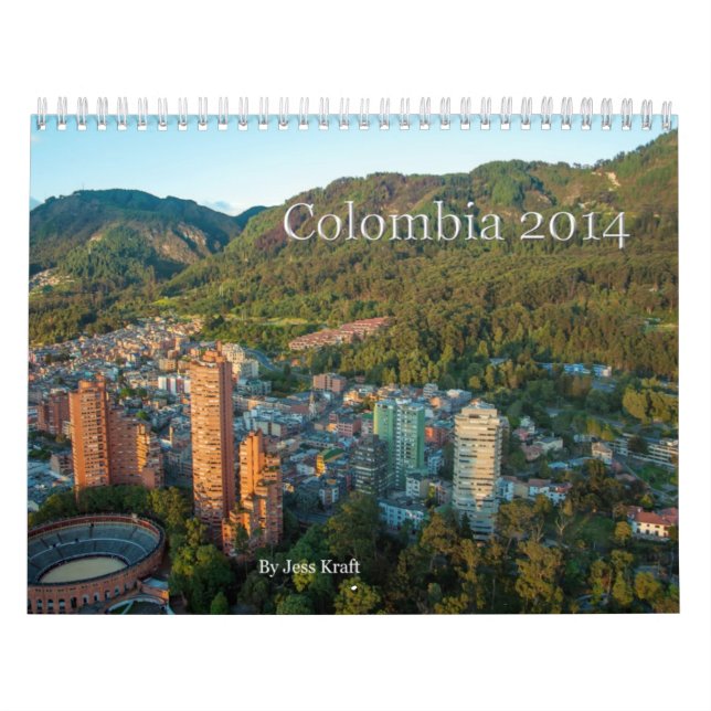 Calendário 2014 de Colômbia (Capa)
