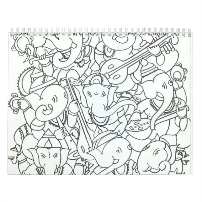 Calendário 2014 de Ganesha (Capa)