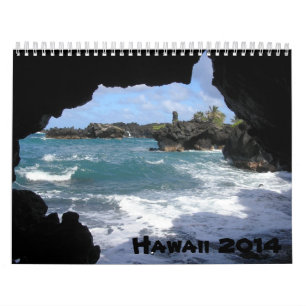 Calendário 2014 de Havaí