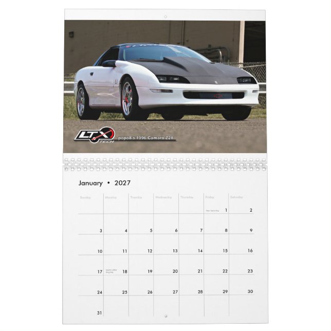 calendário 2014 de LTxTech.com (Jan 2027)