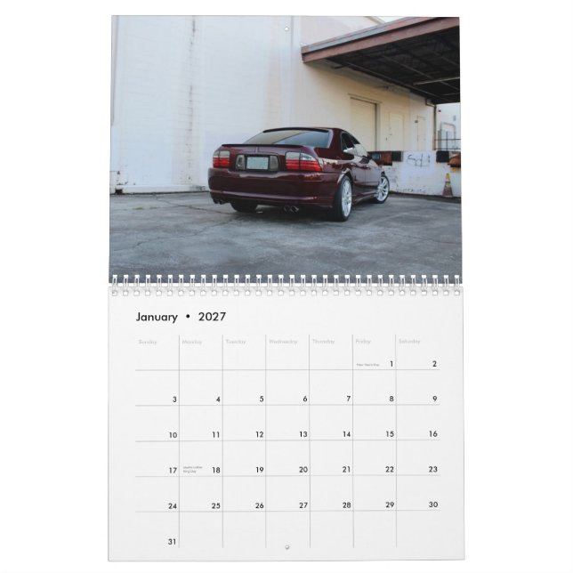 Calendário 2014 de LVC Lincoln LS (Jan 2027)