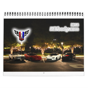 Calendário 2014 de Michigan FBody (12 meses)