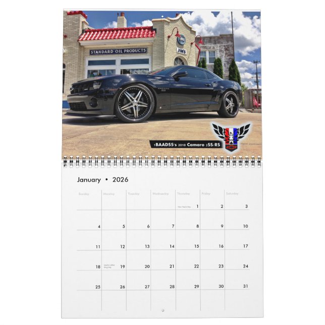 Calendário 2014 de Michigan FBody (15 meses) (Jan 2026)