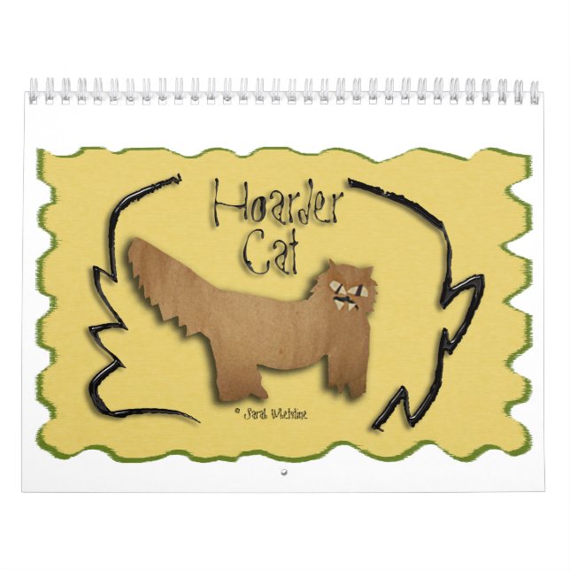Calendário 2014 do gato do Hoarder (Capa)