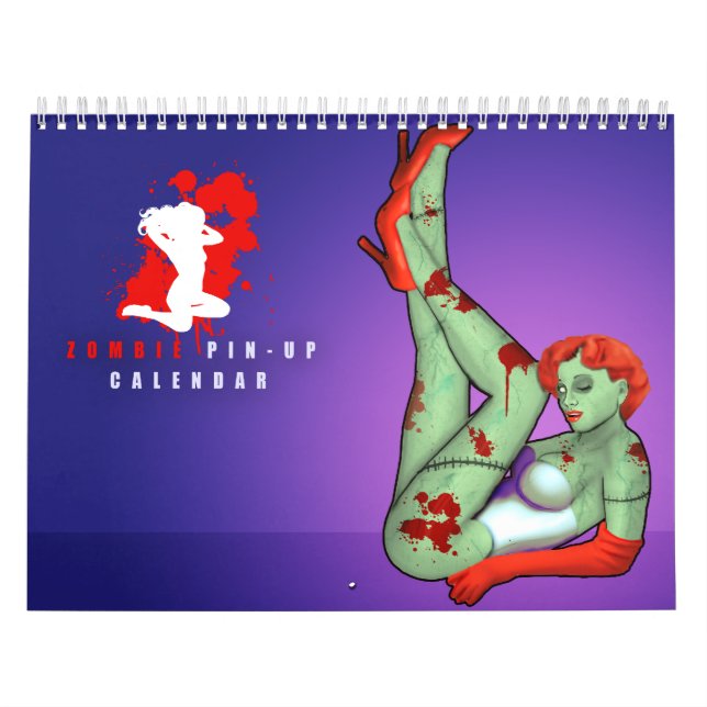 Calendário 2014 do Pin-Acima do zombi (Capa)