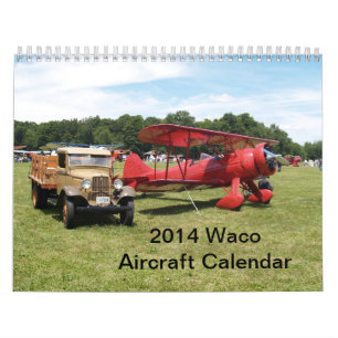 Calendário 2014 dos aviões de Waco