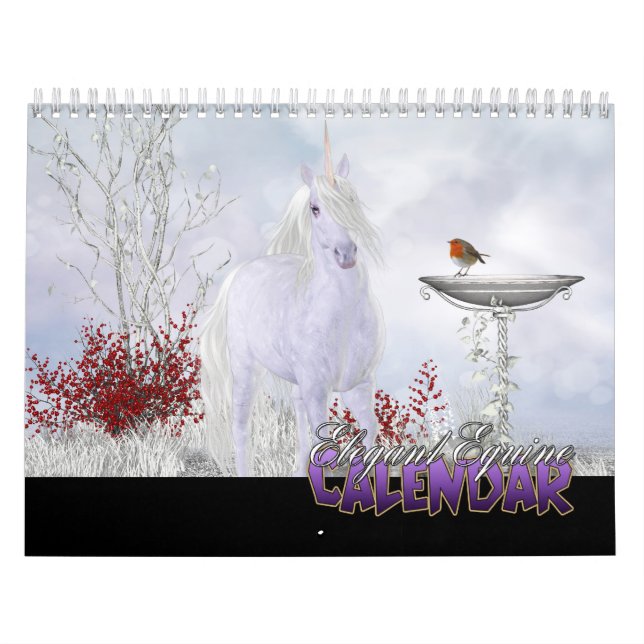 Calendário 2014 eqüino elegante (Capa)