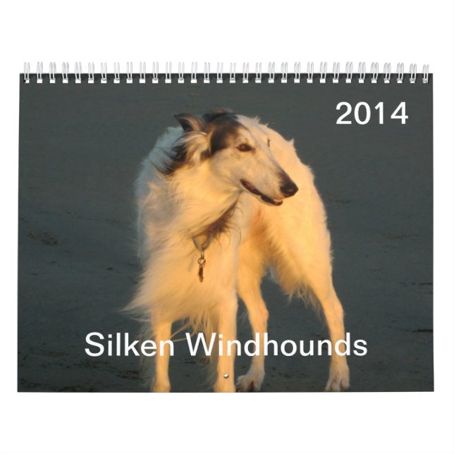 Calendário 2014 Windhounds macios 1-2 (Capa)
