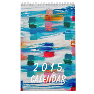 Calendário 2015 abstrato