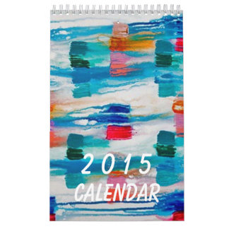 Calendário 2015 abstrato