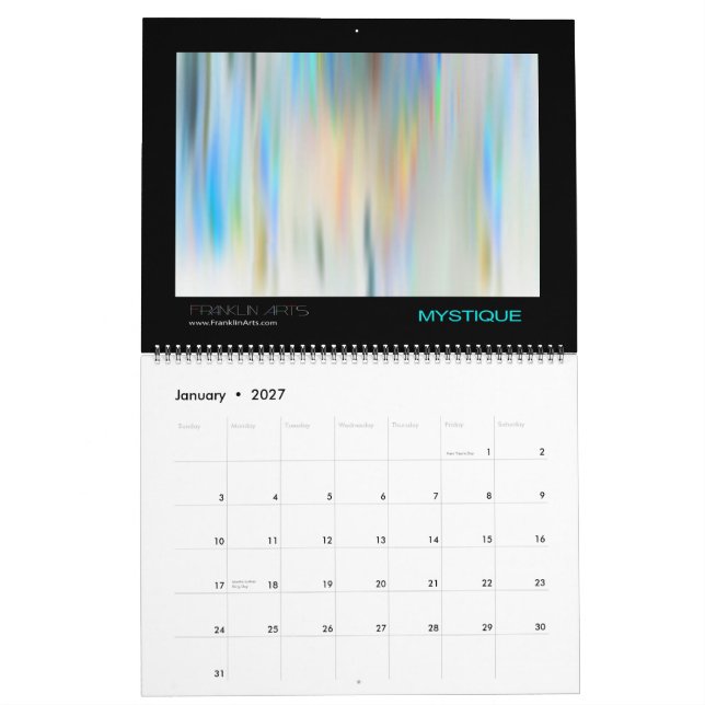 Calendário 2015 da arte abstracta (Jan 2027)