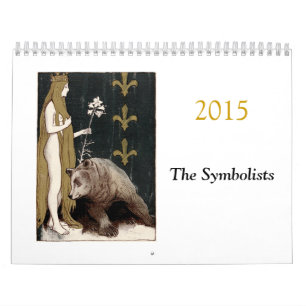 Calendário 2015 da arte do Symbolist