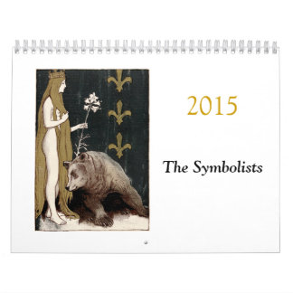 Calendário 2015 da arte do Symbolist