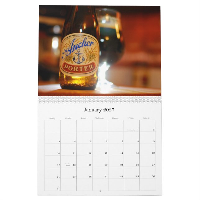Calendário 2015 da cerveja do artesanato (Jan 2027)